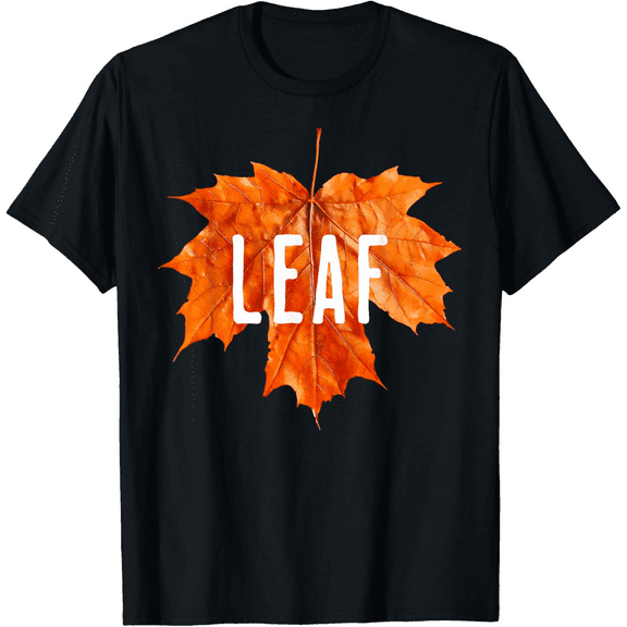 Autumn Leaf Graphic Fall Thanksgiving T-Shirt for Men Women