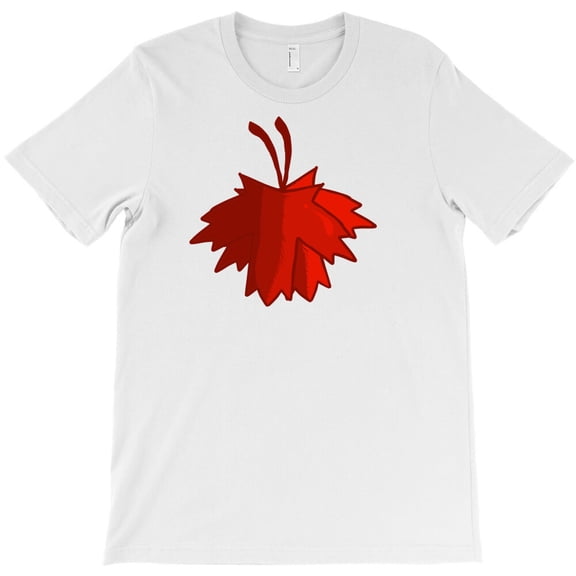 Autumn Leaf, Simple Bold Seasonal Graphic Design For Fall - Eco-friendly InkPerfect for Any Occasion G5545 Unisex T-Shirt, Up to Size 5XL