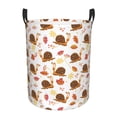 thumbnail image 1 of Autumn Leaf Snails Laundry Basket, Laundry Hamper Waterproof Laundry Bag Clothes Hamper Laundry Bin with Handles for Bedroom, Living Room, Kids Room-#, 1 of 5