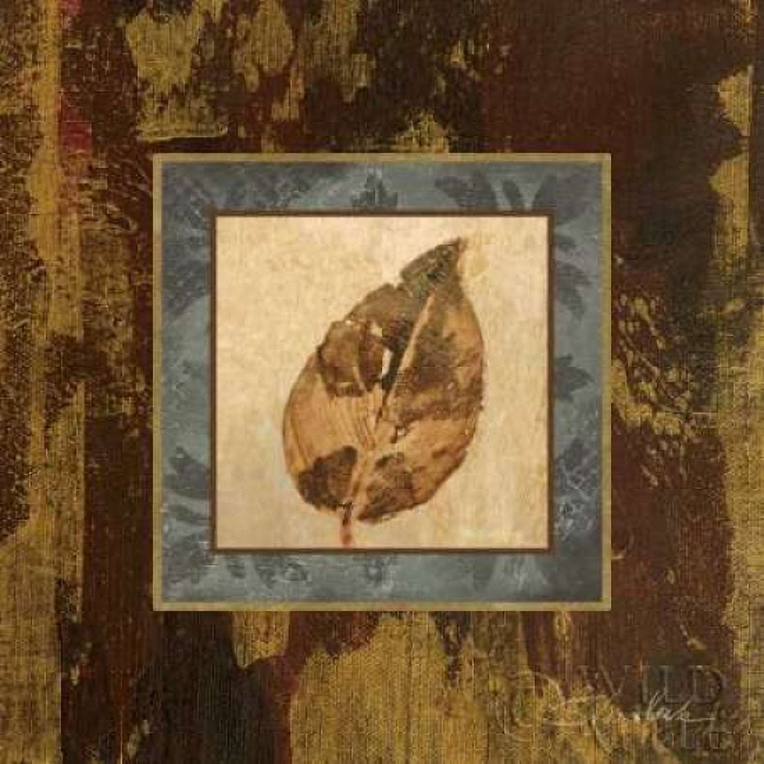 Autumn Leaf Square III Canvas Art - Silvia Vassileva (24 x 24)