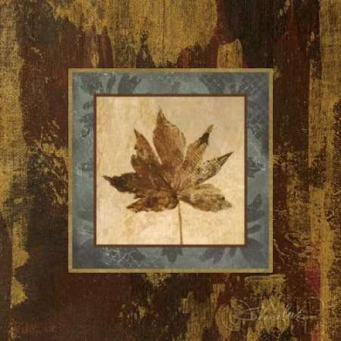Autumn Leaf Square IV Canvas Art - Silvia Vassileva (24 x 24)