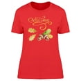 thumbnail image 1 of Autumn Leaves And Acorns T-Shirt Women -Image by Shutterstock, Female Small, 1 of 2
