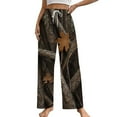 thumbnail image 1 of Autumn Leaves Bark Texture-1 Pajama Pants Breathable with Pockets Pajamas For Lady Vintage Sleeping Pants Bedroom Homewear, 1 of 6