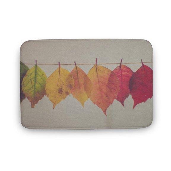 Autumn Leaves Doormat, Gift for her Home office Doormat, Women gift for mom, Welcome Doormat, Home Decor, Fun Welcome Mat,Indoor Doormat,Front Back Door Mat 17x30