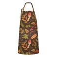 thumbnail image 1 of Autumn Leaves and Fall Mushrooms Pattern Apron-Garden Aprons for Women with Pockets-Cotton Linen Waterproof Kitchen Cooking Gardening Aprons Adjustable for Kitchen,Cooking,BBQ and Salon 33"x27", 1 of 7