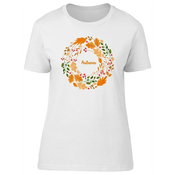 Autumn Leaves, Floral, Season T-Shirt Women -Image by Shutterstock, Female Large