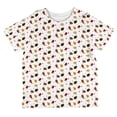 thumbnail image 1 of Autumn Leaves Pattern All Over Toddler T Shirt Multi 4T, 1 of 2