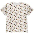 thumbnail image 1 of Autumn Leaves Pattern All Over Youth T Shirt Multi YSM, 1 of 2