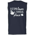 thumbnail image 1 of Autumn Leaves & Pumpkins Please Adult Sleeveless Tee, 1 of 3
