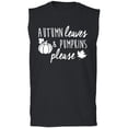 thumbnail image 1 of Autumn Leaves & Pumpkins Please Adult Sleeveless Tee, 1 of 3