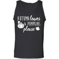 thumbnail image 1 of Autumn Leaves & Pumpkins Please Adult Tank Top, 1 of 3
