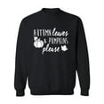 thumbnail image 1 of Autumn Leaves & Pumpkins Please Crewneck Sweatshirt, 1 of 3