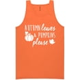 thumbnail image 1 of Autumn Leaves & Pumpkins Please Neon Tank Top, 1 of 1
