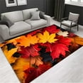 thumbnail image 1 of Autumn Leaves Rug, Dry Fall Leaves Rug, Fall Themed Rug, Leaf Area Rug, Autumn Leaves Modern Rug, Fall Leaves Design Rug, Leaf Decor Rug 2x3ft, 1 of 5