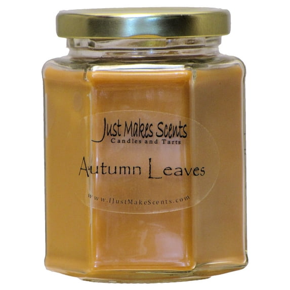 Autumn Leaves Scented Soy Candle - Just Makes Scents