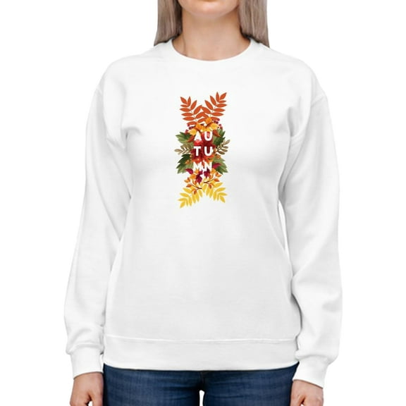 Autumn Leaves Sweatshirt Women -SPIdeals Designs, Female 3X-Large