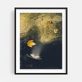 thumbnail image 1 of Autumn Leaves in Water 01 - Manhattan New York Photography Autumn Nature Water Fountain Abstract Moody Botanical Black Framed Wall Art Print 16 x 20 inches, 1 of 3