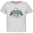 thumbnail image 1 of Autumn Life is Unbearable Bear Pun Toddler T Shirt White 4T, 1 of 1