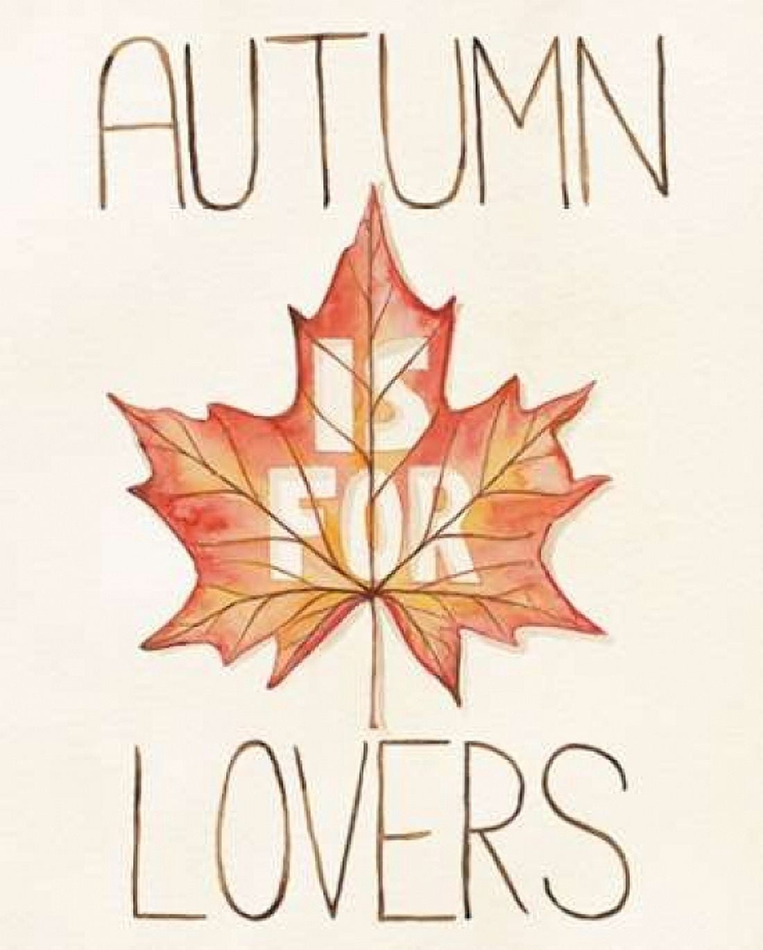 Autumn Love II v2 Canvas Art - Elyse DeNeige (24 x 30)