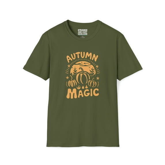 Autumn Magic Pumpkin Graphic Tee by Strange and Cozy Gear