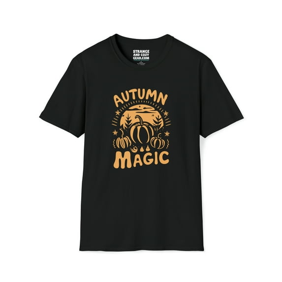 Autumn Magic Pumpkin Graphic Tee by Strange and Cozy Gear
