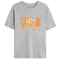 thumbnail image 1 of Women's MAMA Floral Tee - Autumn Graphic T-Shirt, Plaid Bow Pumpkin Leaves Print Casual Short Sleeve Family Tops, Size S-3XL, 1 of 5