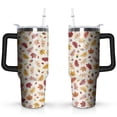 thumbnail image 1 of Autumn Maple Leaf 40oz Stainless Steel Vacuum Insulated Tumbler with Lid and Straw Gifts for Mom Friend Sister Grandma, 1 of 5