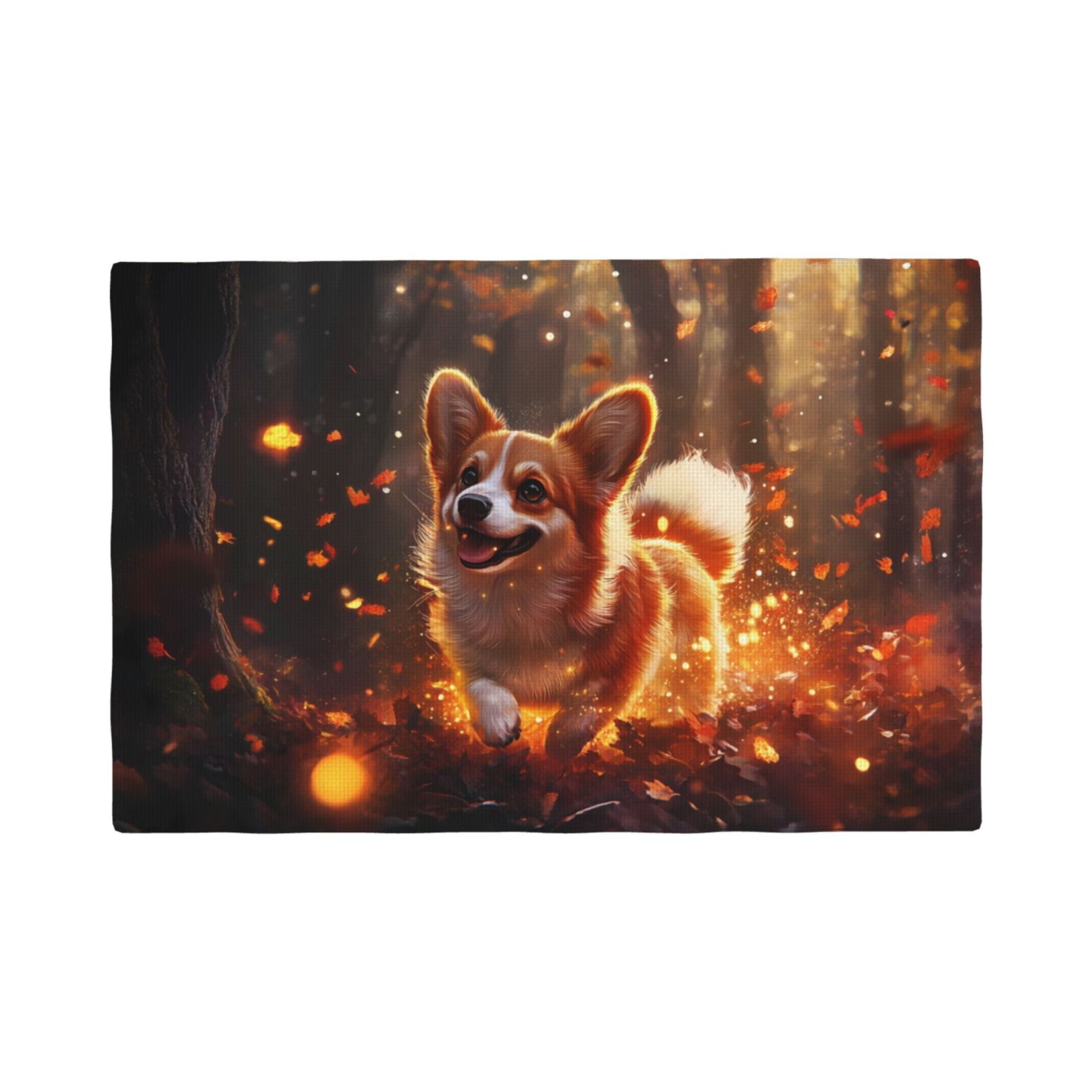 Autumn Maple Leaf Cute Placemats Set of 4, Heat Resistant Place