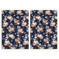 thumbnail image 1 of Autumn Maple Leaf Dish Towels Set - 2-Pack Absorbent Pumpkin Tea Towels, Farmhouse Kitchen Decor, 1 of 3