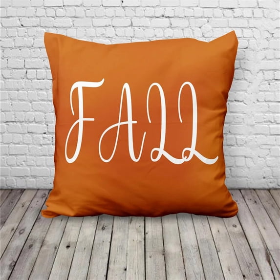 Autumn Maple Leaf Pumpkin Blossom Cushion Cover Harvest Pillow Sofa