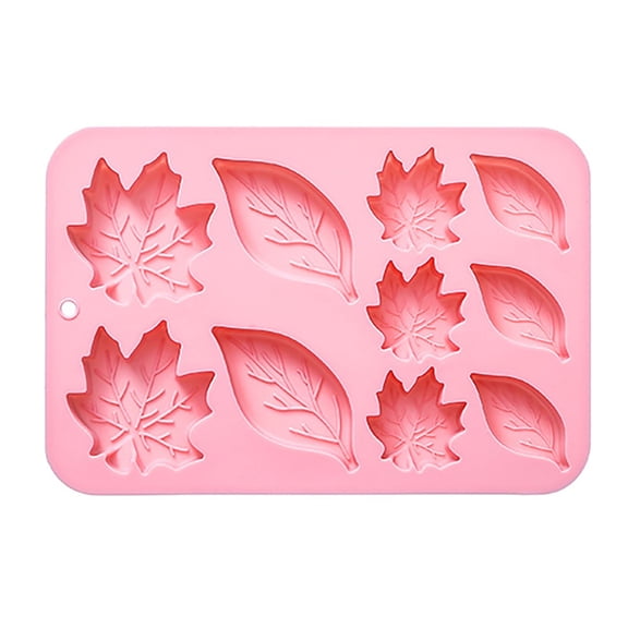 Autumn Maple Leaf Silicone Cake Pan for Thanksgiving Halloween Baking Chocolate Candy Cupcake Resin Soap Candle Crafting