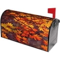 thumbnail image 1 of Autumn Maple Leaves Mailbox Covers, Magnetic Post Box Cover Wraps Standard Size 21x18 in for Garden Yard Decor, 1 of 7