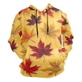 thumbnail image 1 of Autumn Maple Leaves Men’s Hoodies Sweatshirt Fleece Jackets Long Sleeve Sweatshirts, 1 of 5