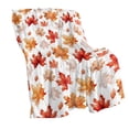 thumbnail image 1 of Autumn Maple Leaves Throw Blankets, Fall Maple Leaf Pumpkin Blanket, Thanksgiving Warm Cozy Bed Blankets, Soft Plush Blankets for Bedding Couch Sofa - 27.5''x39'', 1 of 7
