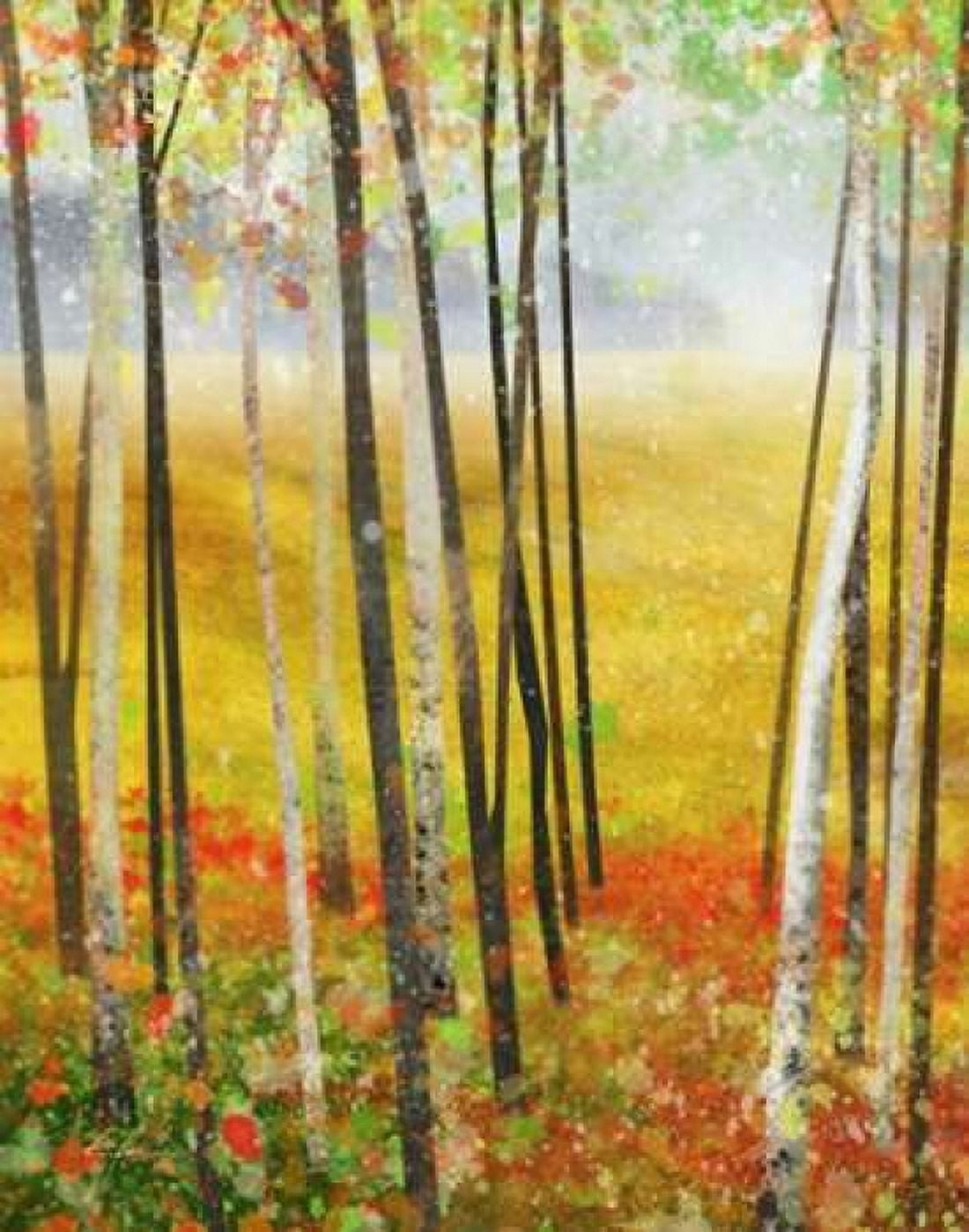 Autumn Meadows 1 Canvas Art - Ken Roko (22 x 28)