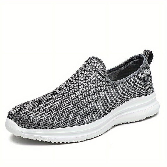 Autumn Men's Mesh Casual Sneakers, Lightweight and Versatile Couple's Slip-On Mesh Shoes, Sizes