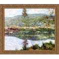 thumbnail image 1 of Autumn-Mists 34x28 Large Gold Ornate Wood Framed Canvas Art by John Henry Twachtman, 1 of 2