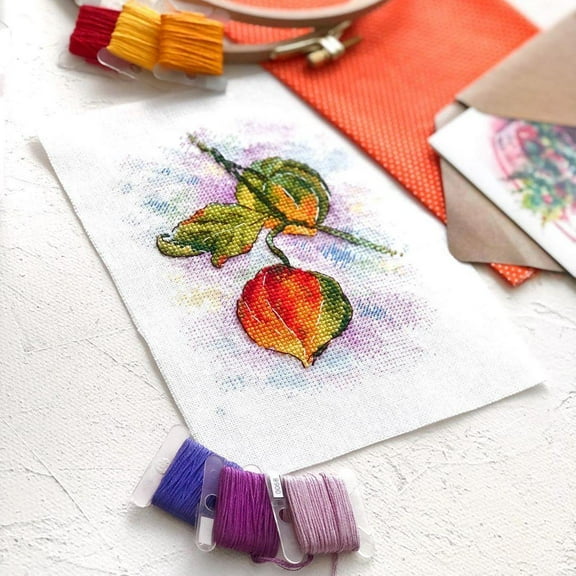 Autumn Mood SM-426 Counted Cross-Stitch Kit Physalis