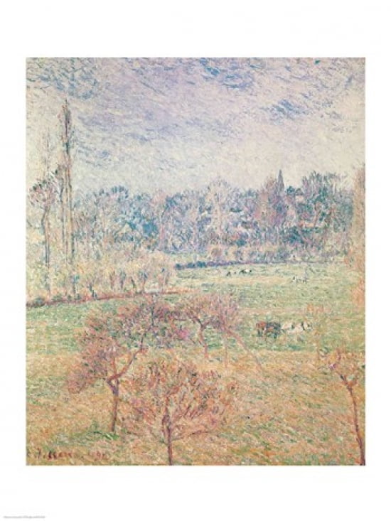 Autumn Morning 1892 Canvas Art - Camille Pissarro (18 x 24)