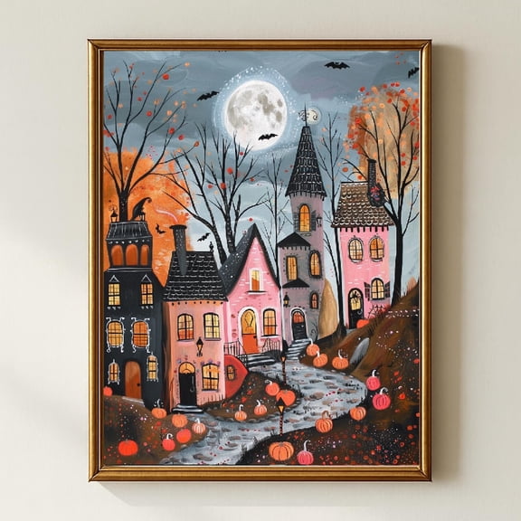 Autumn Morning Landscape Serene Fall Scene, Rustic Country Decor, Misty Morning View, Poster Wall Art For Home 1076, Unframed Poster Size 24x36 F03.1.22l1787