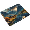 Autumn Mountain Lake Scenery Mouse Pad, Rectangle 10 x 12 Inch, Nonslip ...