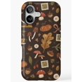Autumn Mushroom, Pumpkin, Acorn and Oak Leaf Tough Case for Apple ...