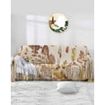 thumbnail image 1 of Autumn Mushroom Sofa Covers for 3 Cushion Couch,Washable Sectional & L Shape Couch Covers for Dog/Cat/Kid,Fall Country Maple Leaves Beige Non Slip Sofa Slipcover Tassel Futon Cover 71''x150'', 1 of 8