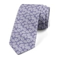 thumbnail image 1 of Autumn Necktie, Tree Branches Fall Foliage, Dress Tie, 3.7", Mauve and White, by Ambesonne, 1 of 3