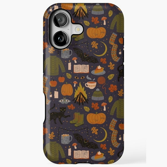 Autumn Nights Cozy Seasonal Nature Inspired Art iPhone 17 through 11 Pro Max