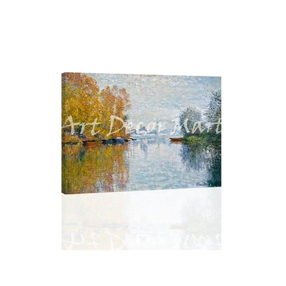 Autumn On The Seine Argenteuil - CANVAS OR FINE PRINT WALL ART
