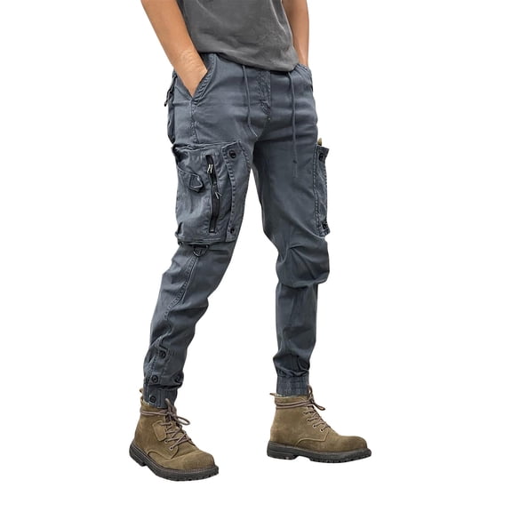 Autumn Outdoor Workwear Hiking Trousers Male Loose Straight Trousers Large Size Men Sportswear Baggy Breathable Pants New Autumn Tactical Men Pants