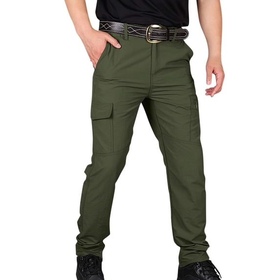 Autumn Outdoor Workwear Hiking Trousers Male Loose Straight Trousers Large Size Men Sportswear Neutral Outdoor Pants Waterproof Wear-Resistant Outdoor Hiking Running Trousers