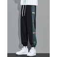 thumbnail image 1 of Autumn Patchwork Casual Straight Pants For Men Korean Fashion Trousers Streetwear Baggy Sweatpants Gym Jogger Hombre Pantalones, 1 of 5