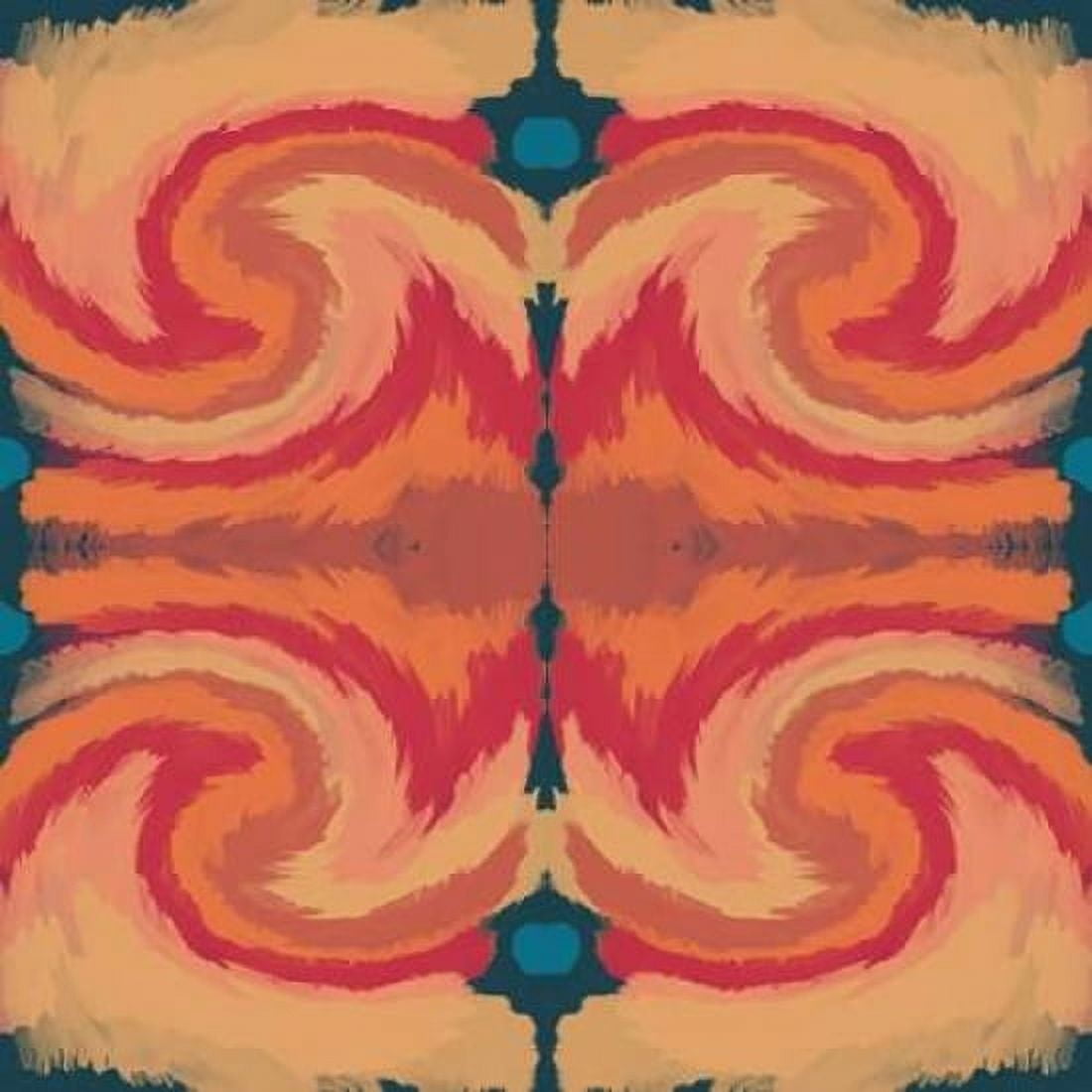 Autumn Pattern I Canvas Art - Linda Woods (24 x 24)